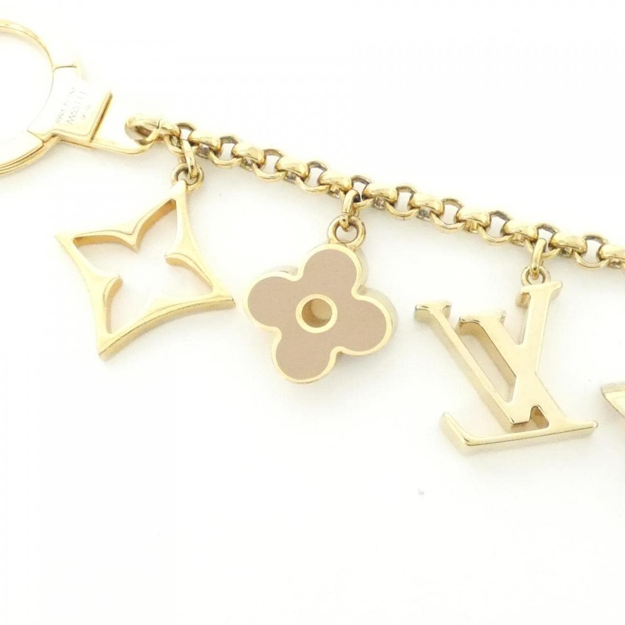 ルイヴィトン バッグチャーム チェーン フルール ドゥ モノグラム M65111 キーリング