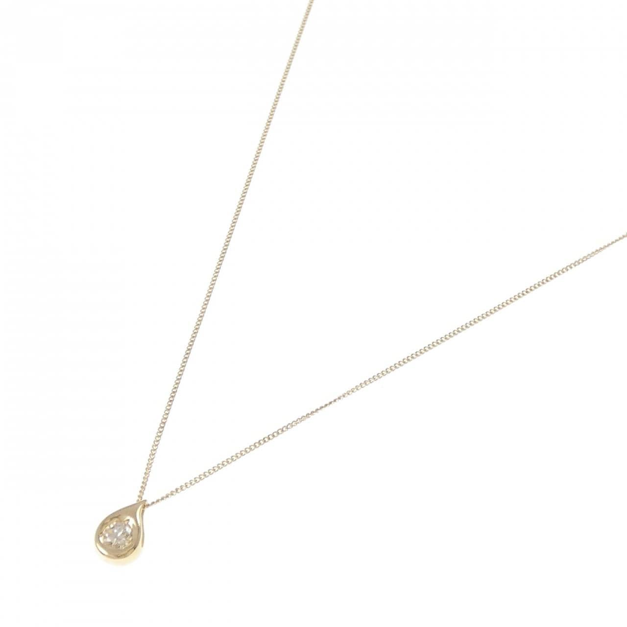 K18YG ダイヤモンド ネックレス 0.10CT