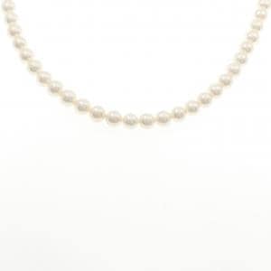 シルバークラスプ アコヤパール ネックレス 6.5-7mm