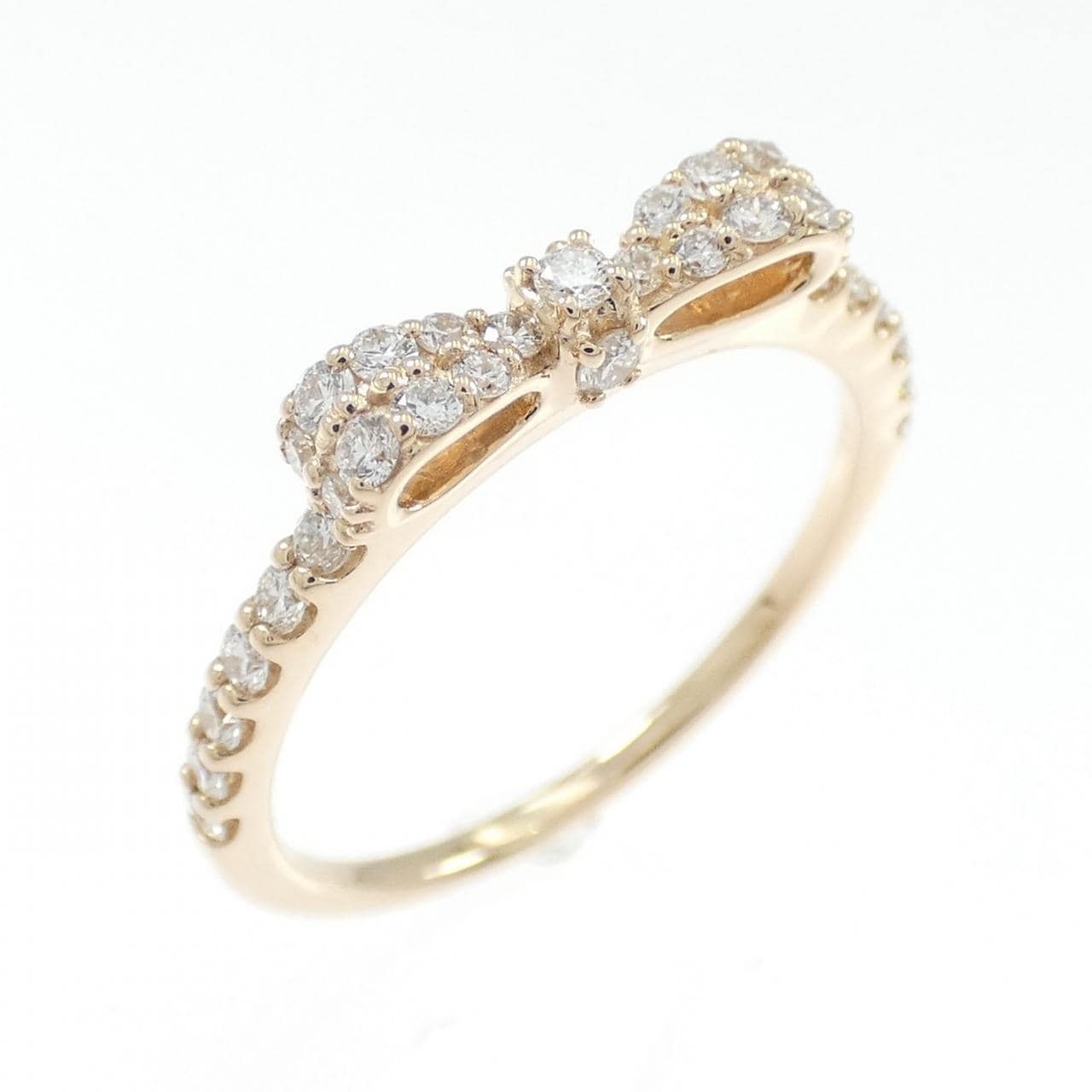 ポンテヴェキオ リボン ダイヤモンド リング 0.30CT