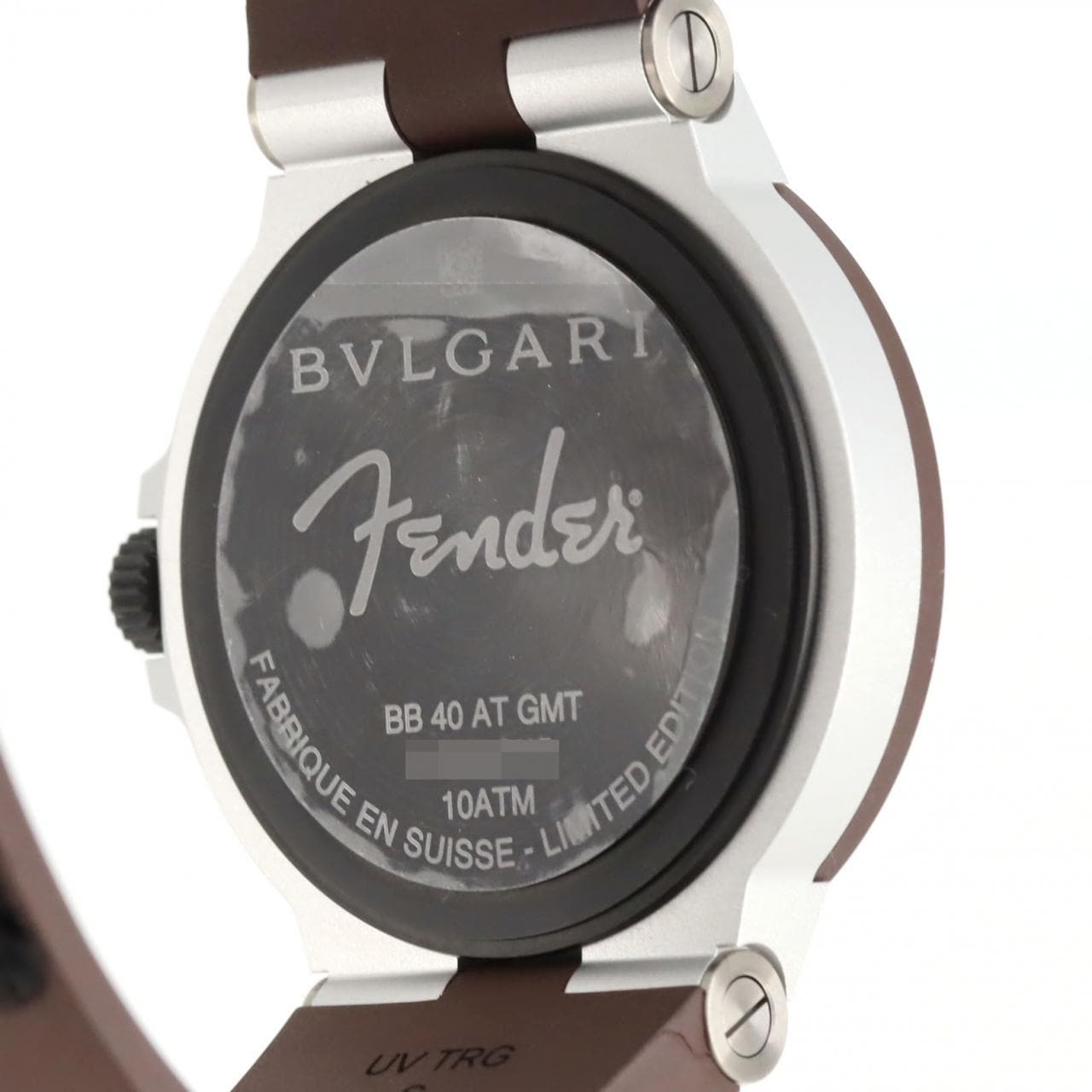 ブルガリ ブルガリアルミニウムGMT･フェンダー LIMITED BB40ATGMT/104117 アルミニウム 自動巻