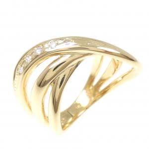 K18YG ダイヤモンド リング