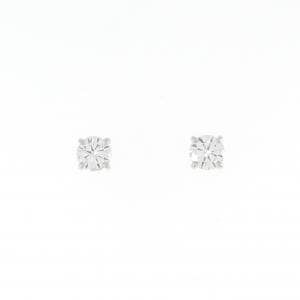 【リメイク】PT/ST ダイヤモンド ピアス 0.300CT 0.305CT F SI2 Good