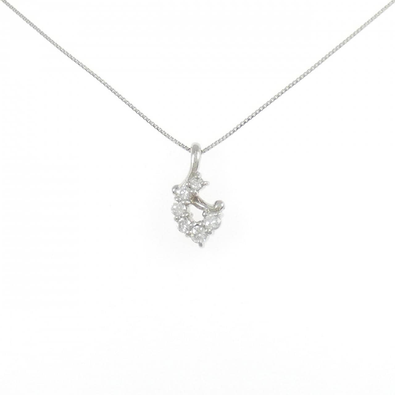 PT900/PT850 ダイヤモンド ネックレス 0.17CT