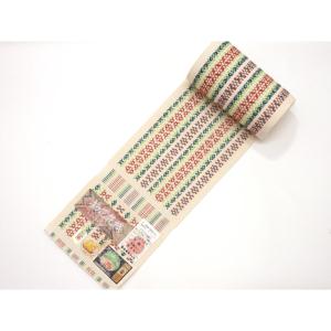 【新品】半幅帯　知花花織