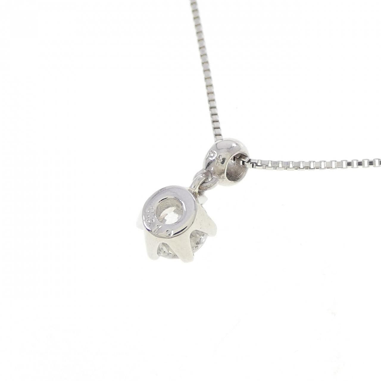 PT/PT850 ダイヤモンド ネックレス 0.310CT F SI2 Good