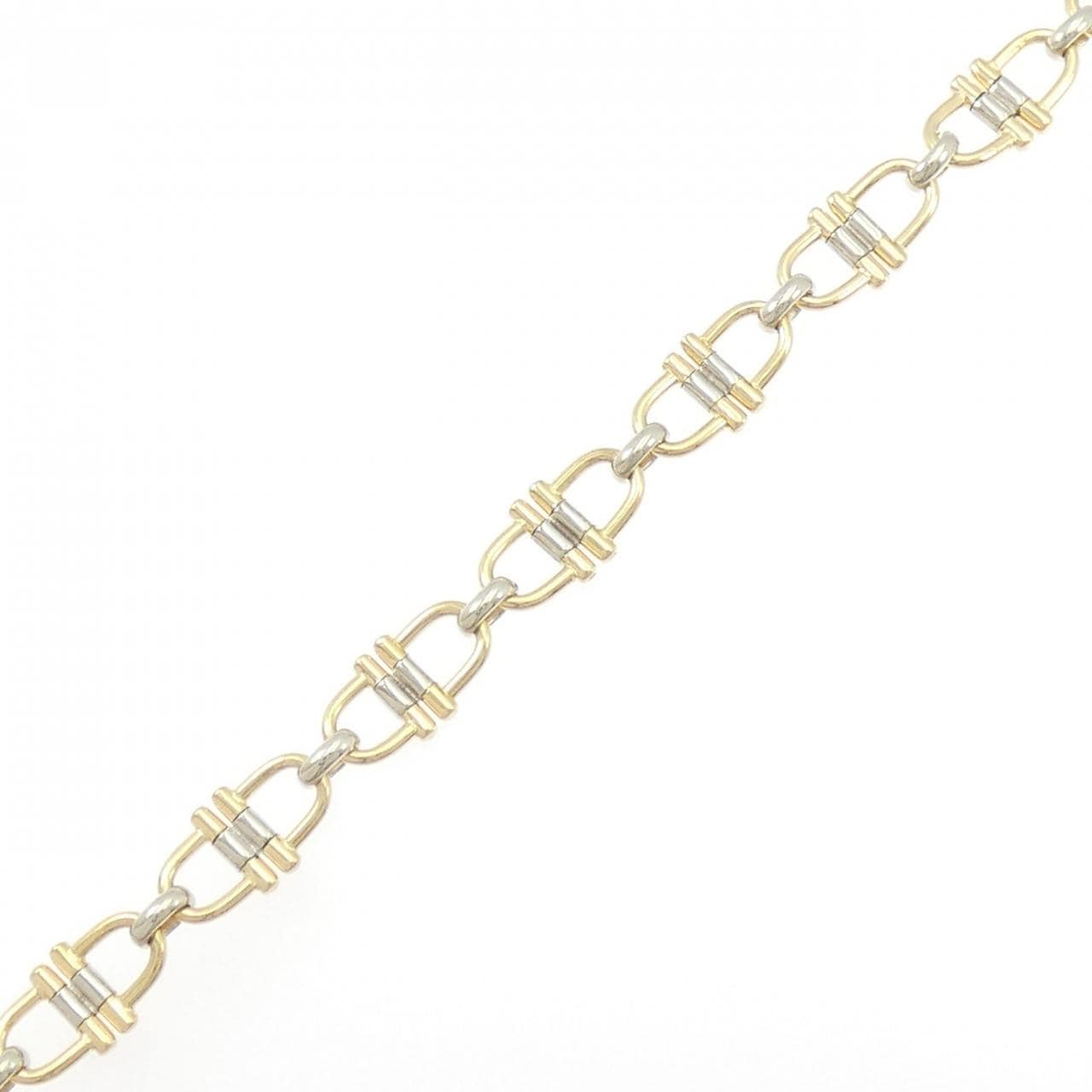 【ヴィンテージ】カルティエ 750YG/750WG ブレスレット