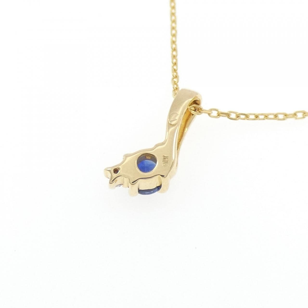 K18YG サファイヤ ネックレス