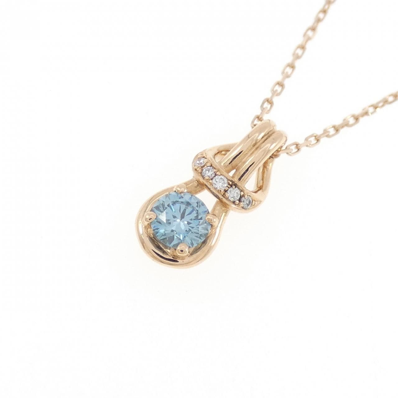 K18PG ダイヤモンド ネックレス 0.253CT