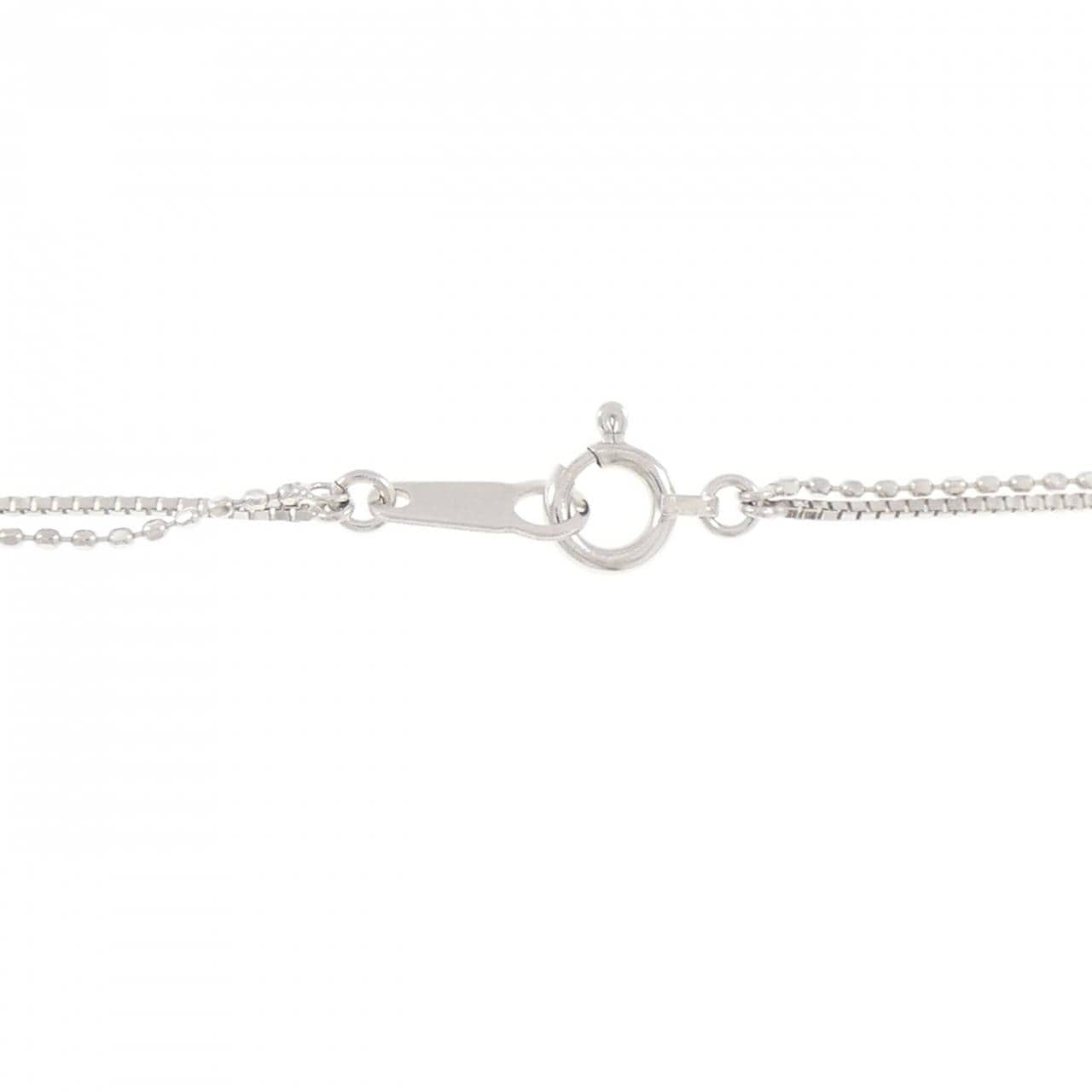 K18WG ダイヤモンド ネックレス 0.30CT