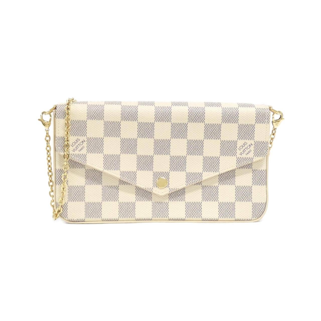 ルイヴィトン ダミエ アズール ポシェット フェリシー N63106 ショルダーバッグ