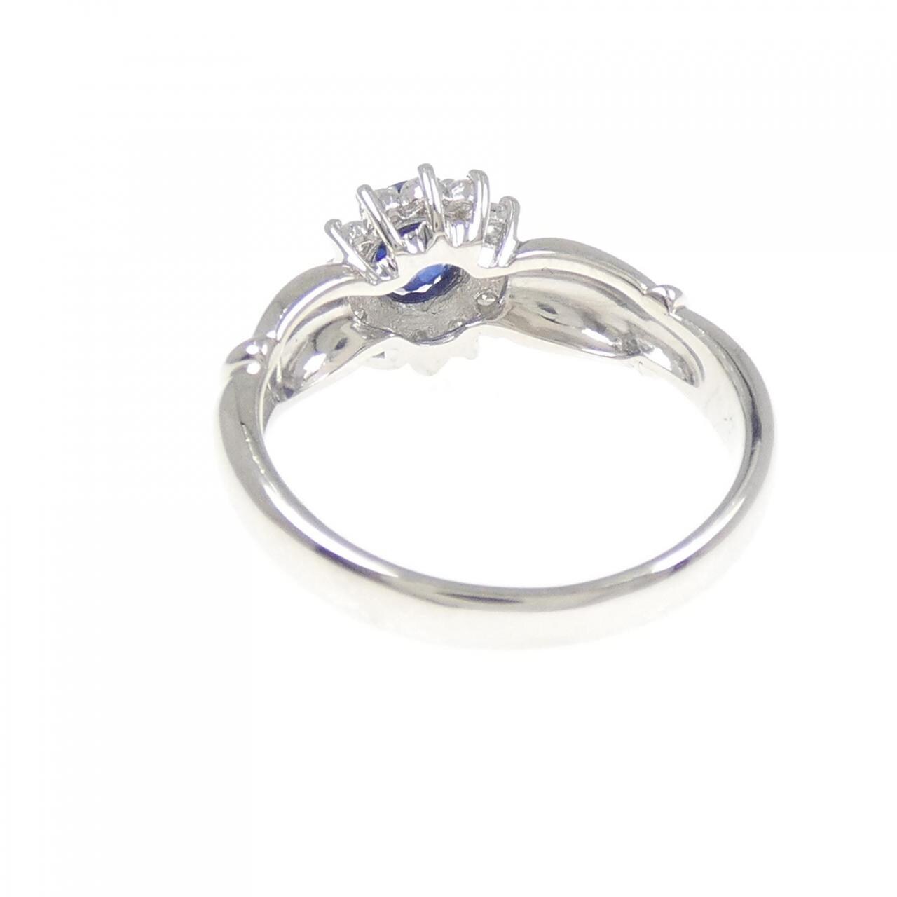 PT900 サファイヤ リング 0.41CT