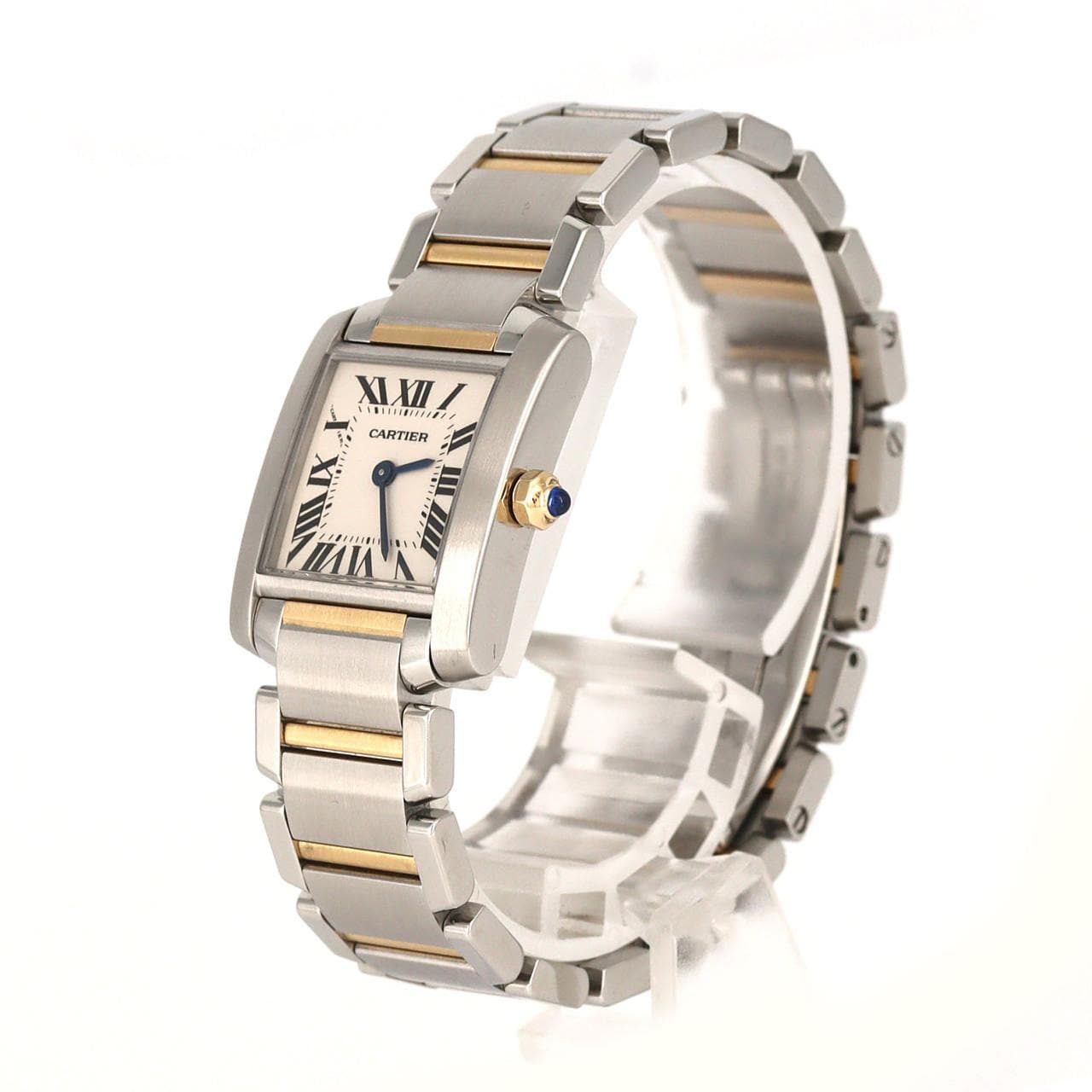カルティエ タンクフランセーズSM コンビ W51007Q4 SSxYG クォーツ