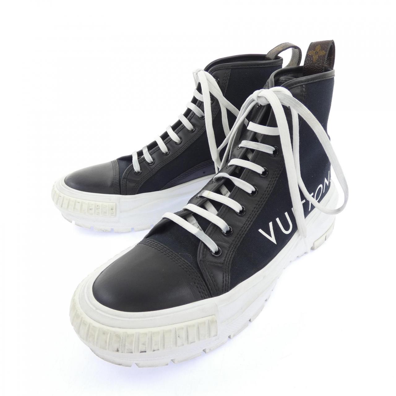 ルイヴィトン LOUIS VUITTON LVサークル キャンバス レザー LVスクァッドライン スニーカー