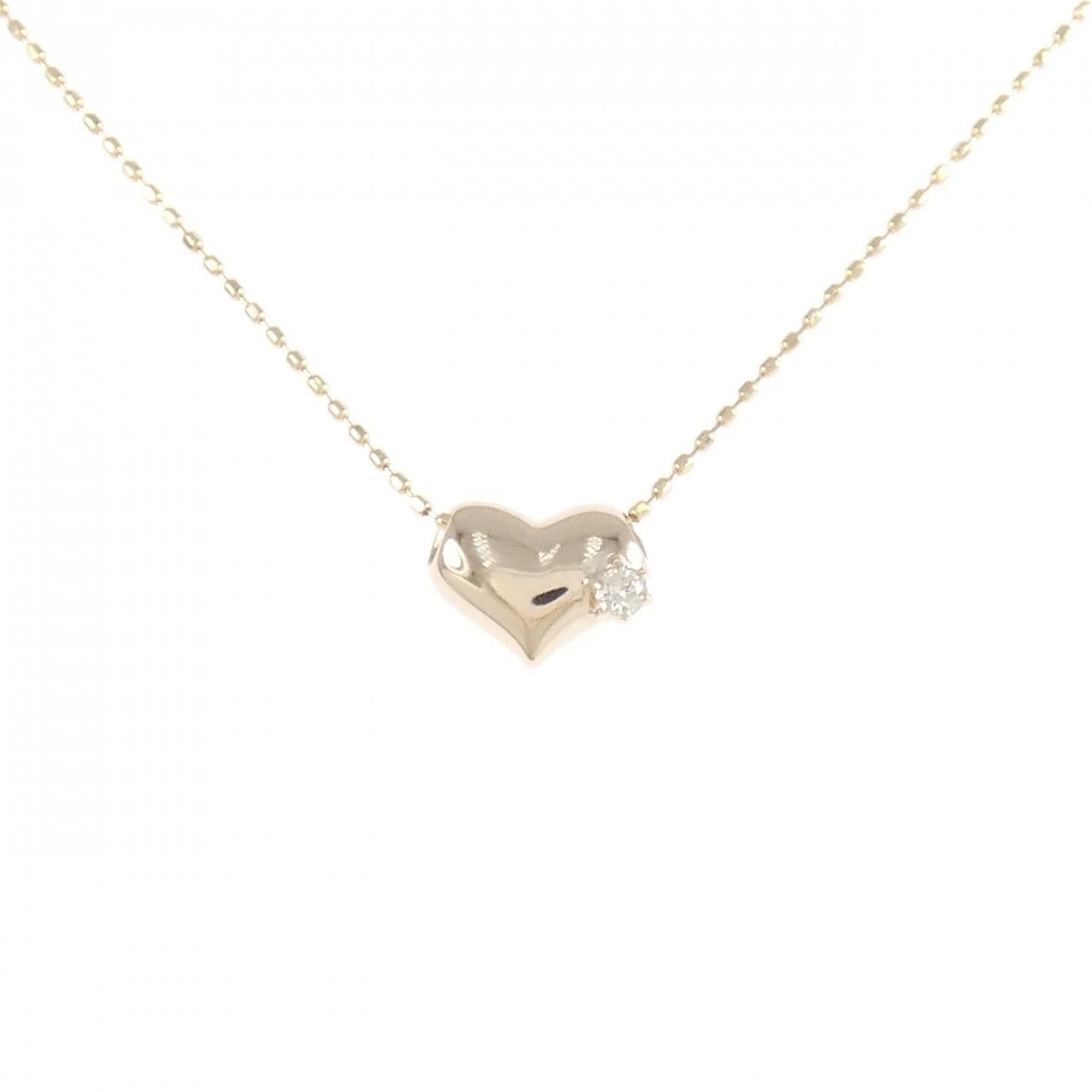 K10PG ダイヤモンド ネックレス 0.03CT