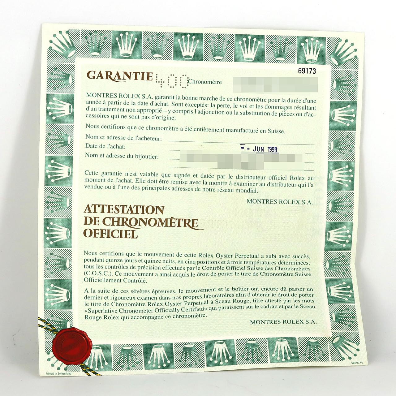 【ノーメンテナンス還元価格】ロレックス デイトジャスト 69173G SSxYG 自動巻 U番