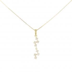 K18YG ダイヤモンド ネックレス 0.10CT