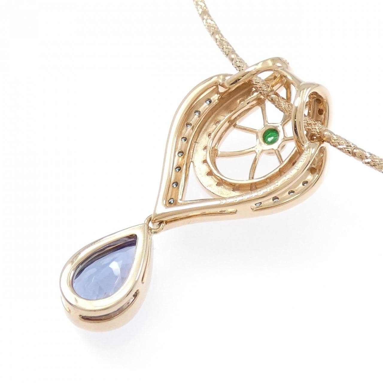 K18PG/K18BG タンザナイト ネックレス 3.47CT