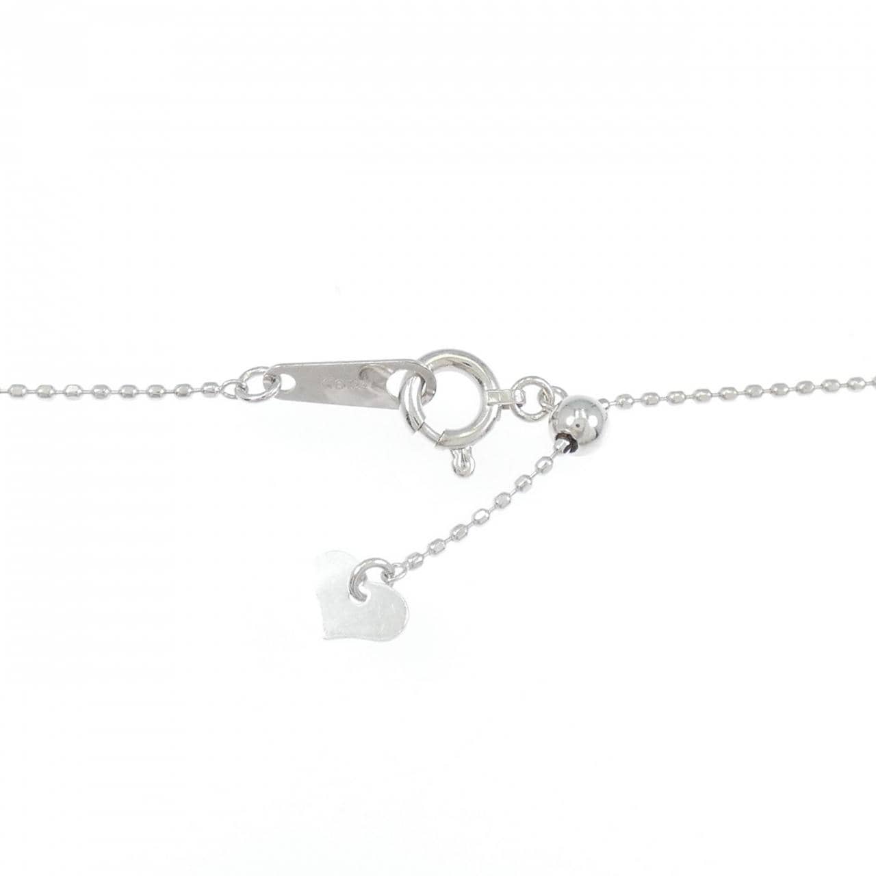 K18WG ダイヤモンド ネックレス 0.20CT