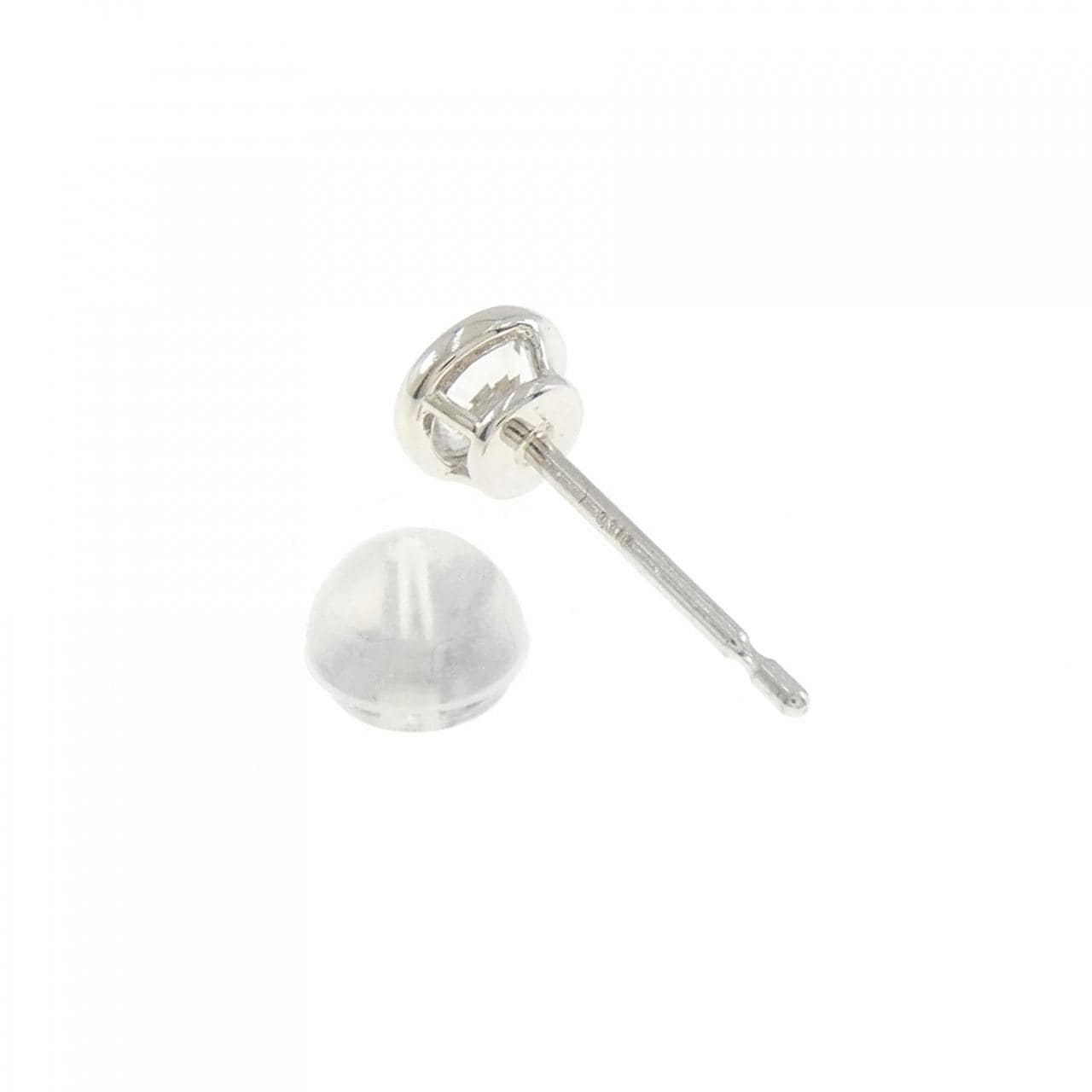 [Remake] PT900 Diamond Earrings 0.310CT F I1 Fair (Single)