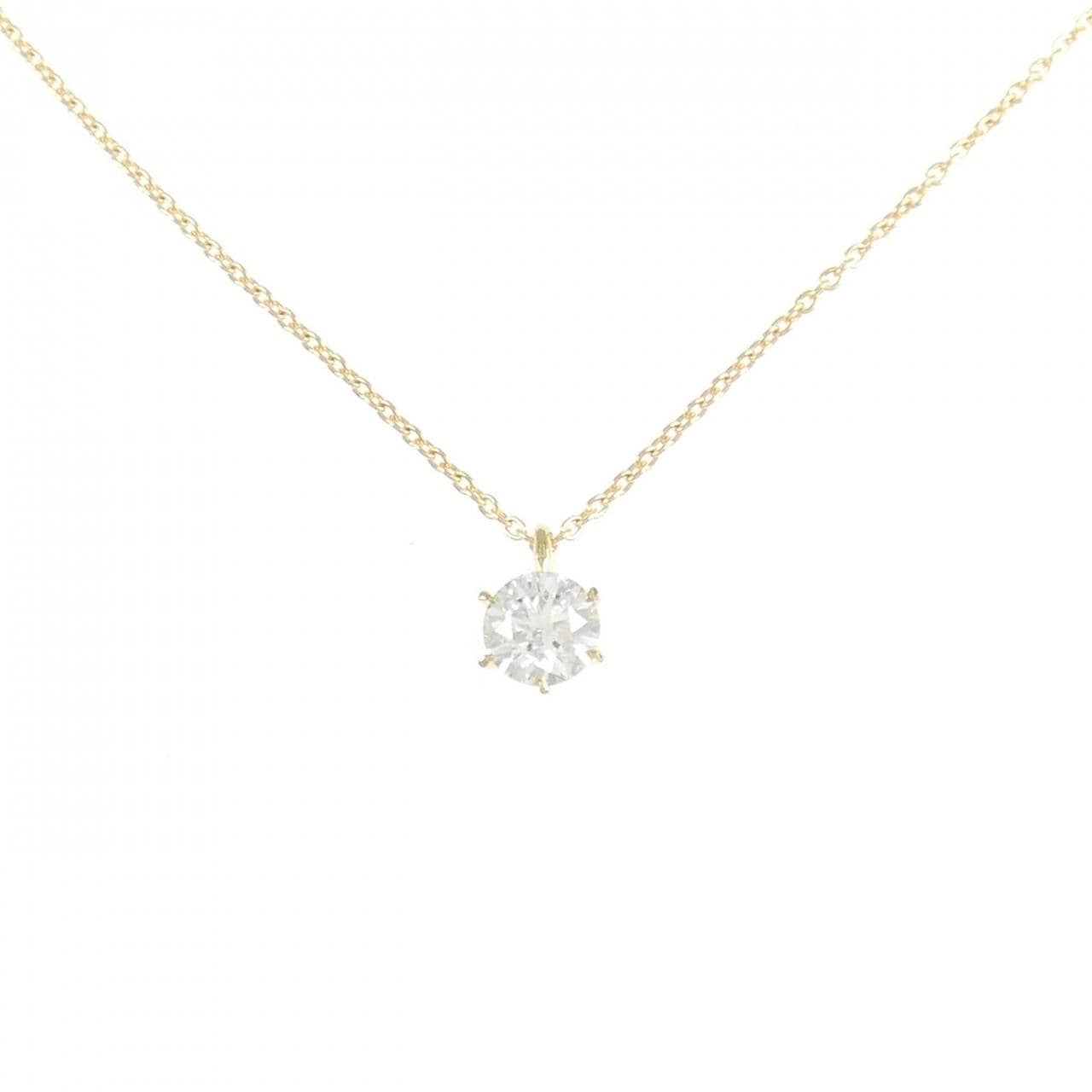 【リメイク】K18YG ダイヤモンド ネックレス 0.342CT E VS1 EXT H&C