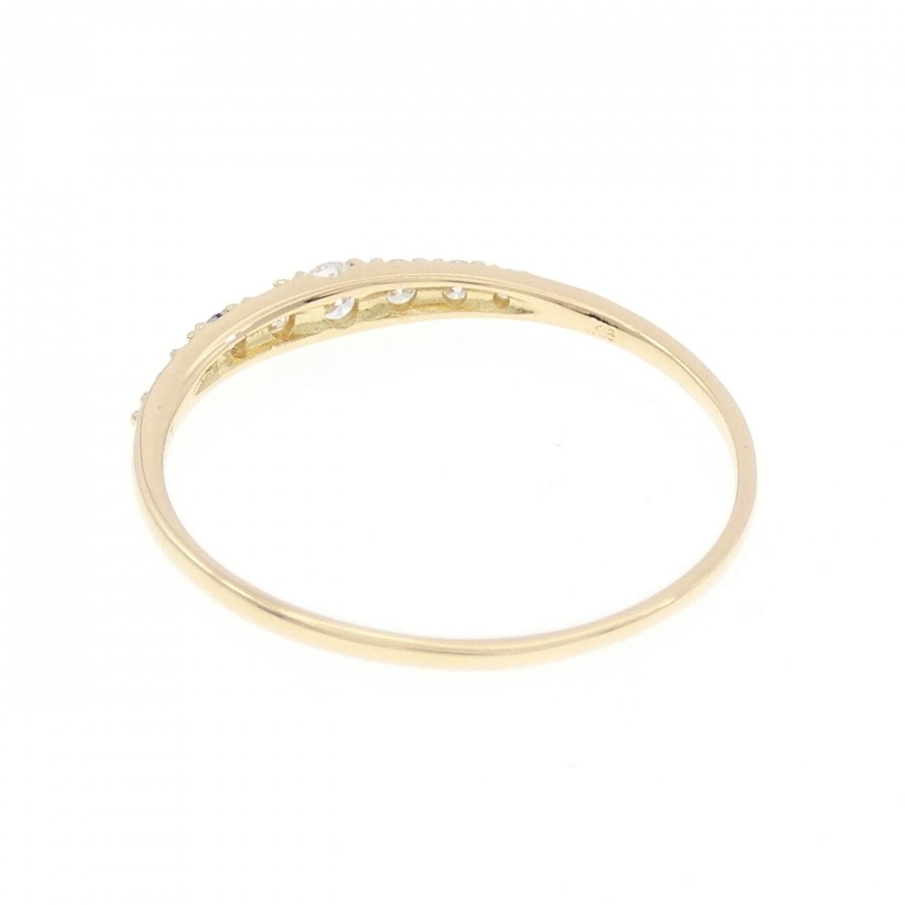 【リメイク】K18YG ダイヤモンド リング 0.15CT