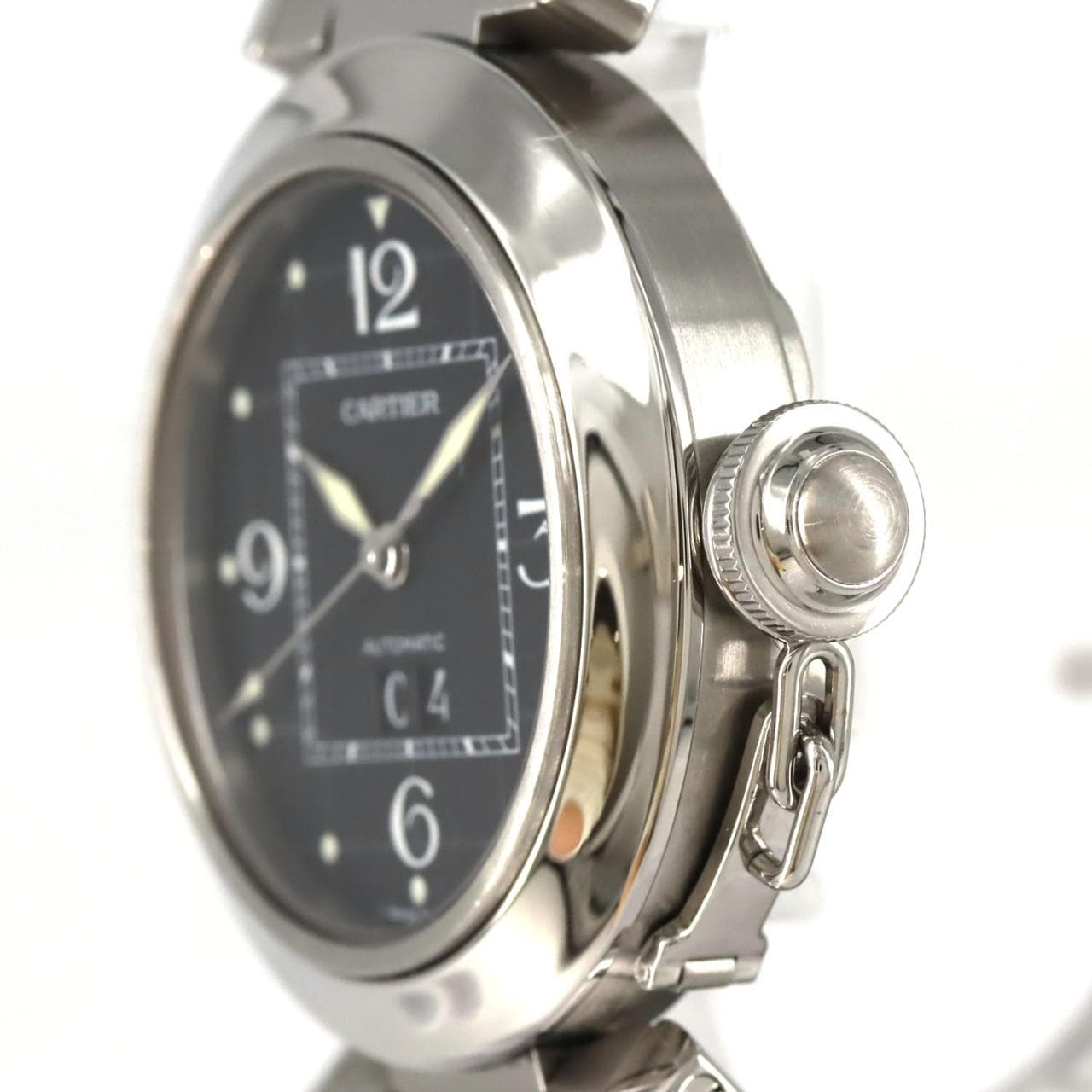 カルティエ パシャC グランデデイト W31053M7 SS 自動巻
