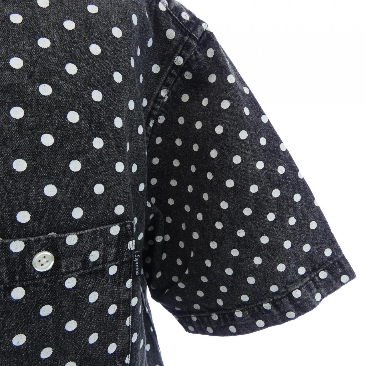シュプリーム SUPREME POLKA DOT DENIM S／Sシャツ
