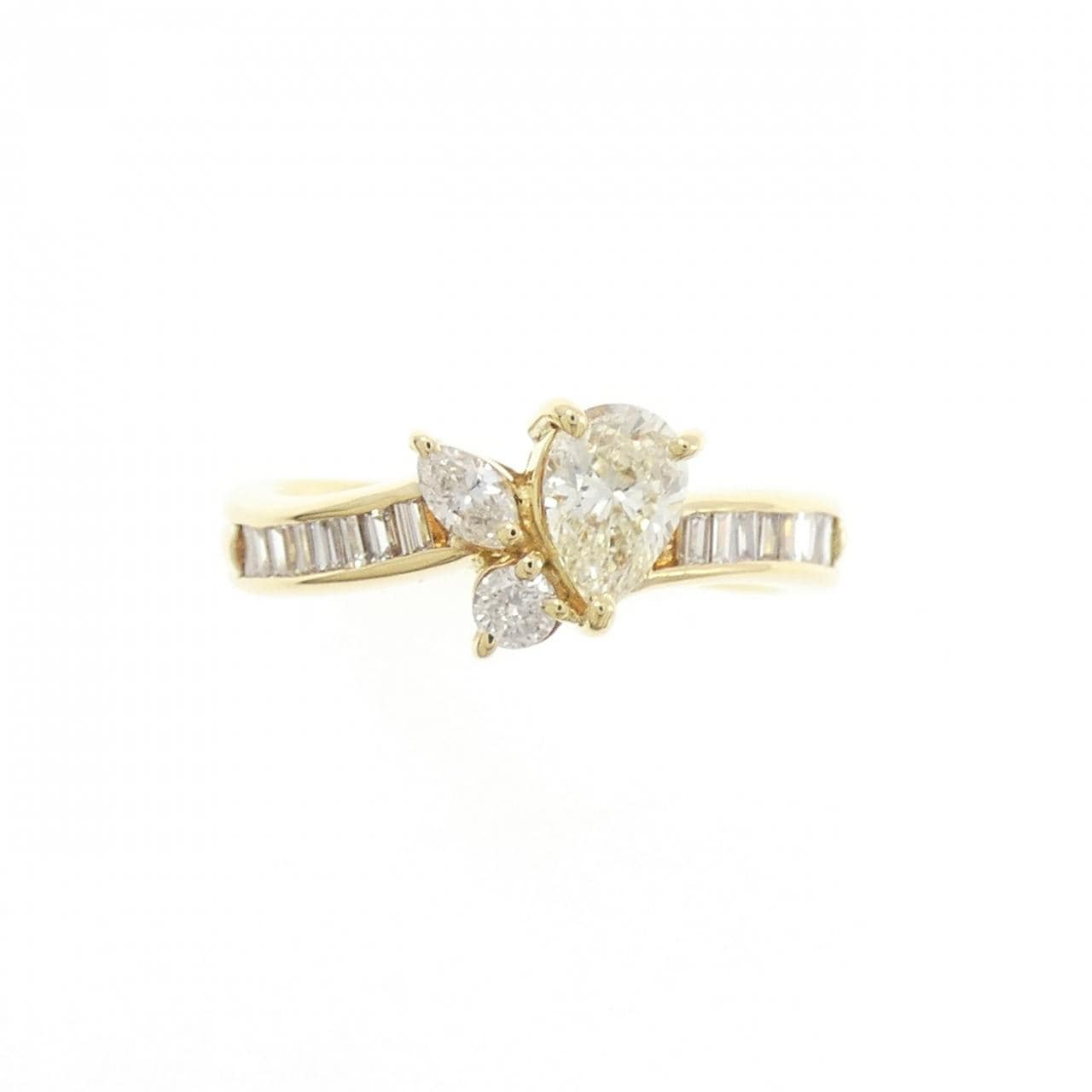 K18YG ダイヤモンド リング 0.432CT