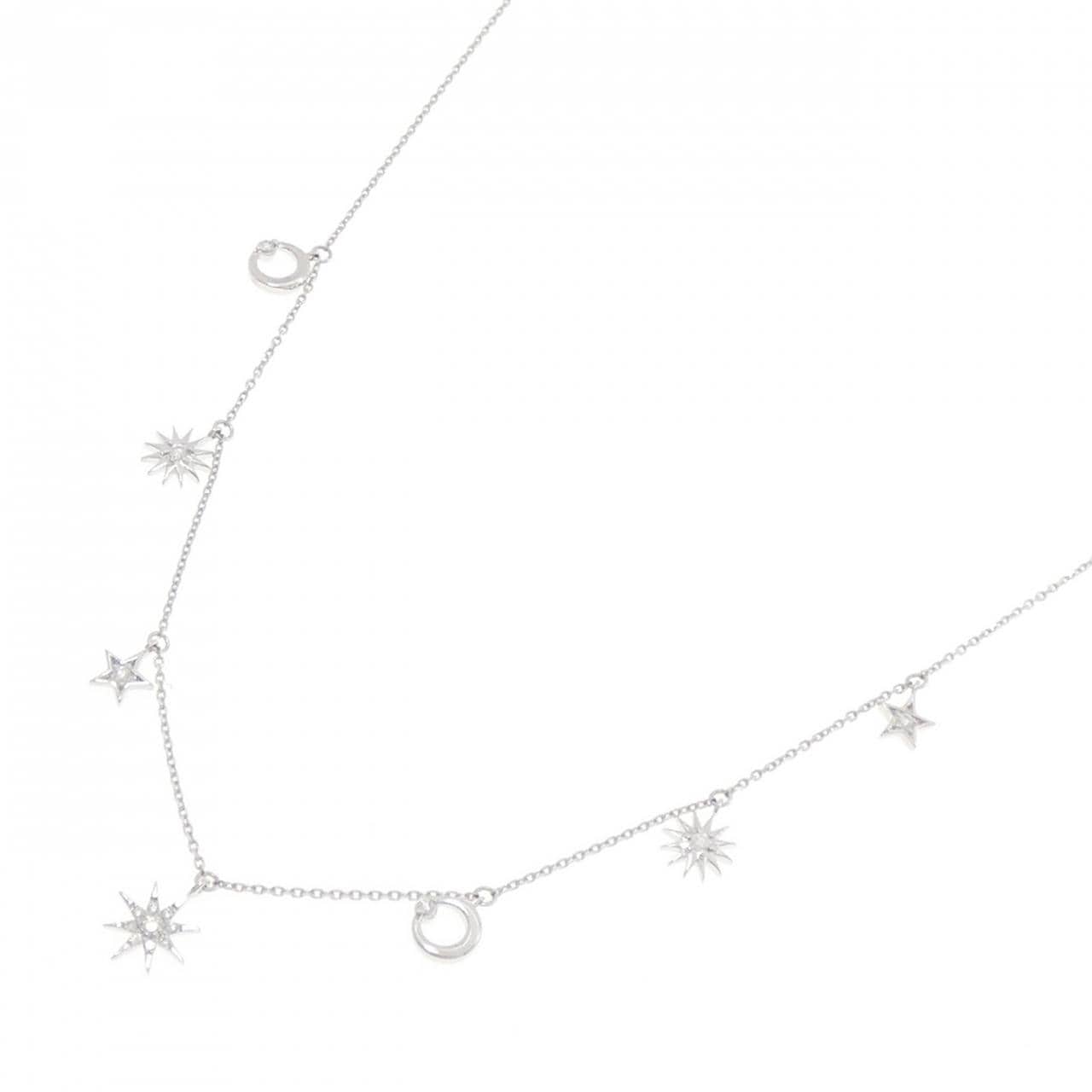 スタージュエリー スター ダイヤモンド ネックレス 0.08CT