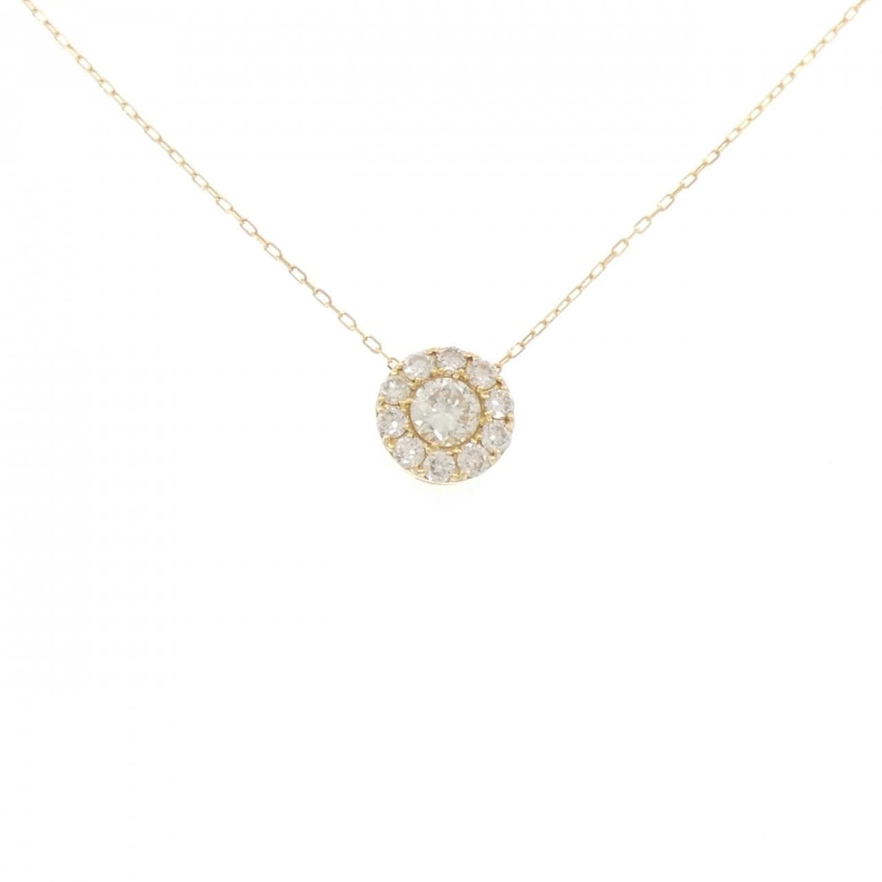 K18YG ダイヤモンド ネックレス 0.70CT
