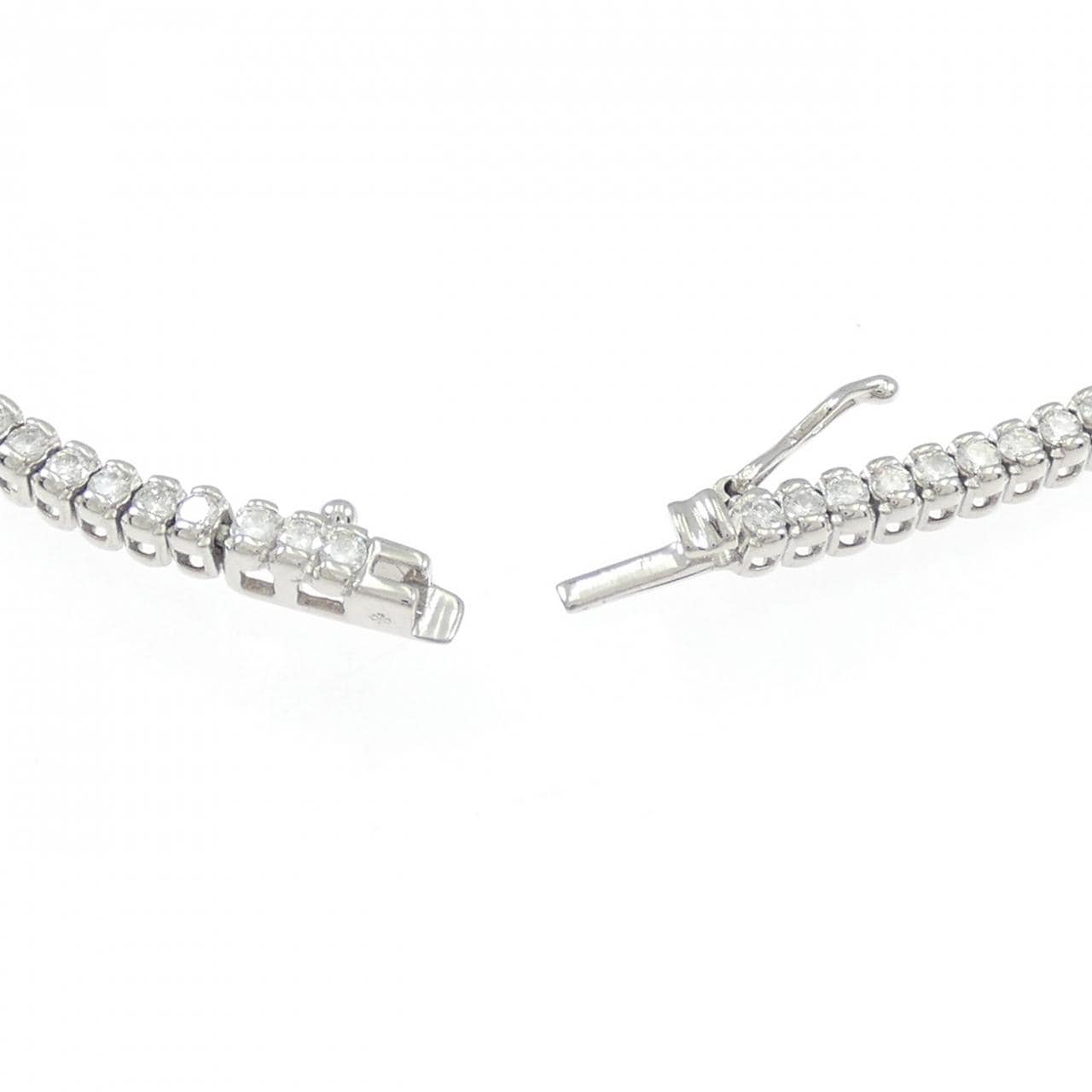 K14WG ダイヤモンド ブレスレット 1.81CT