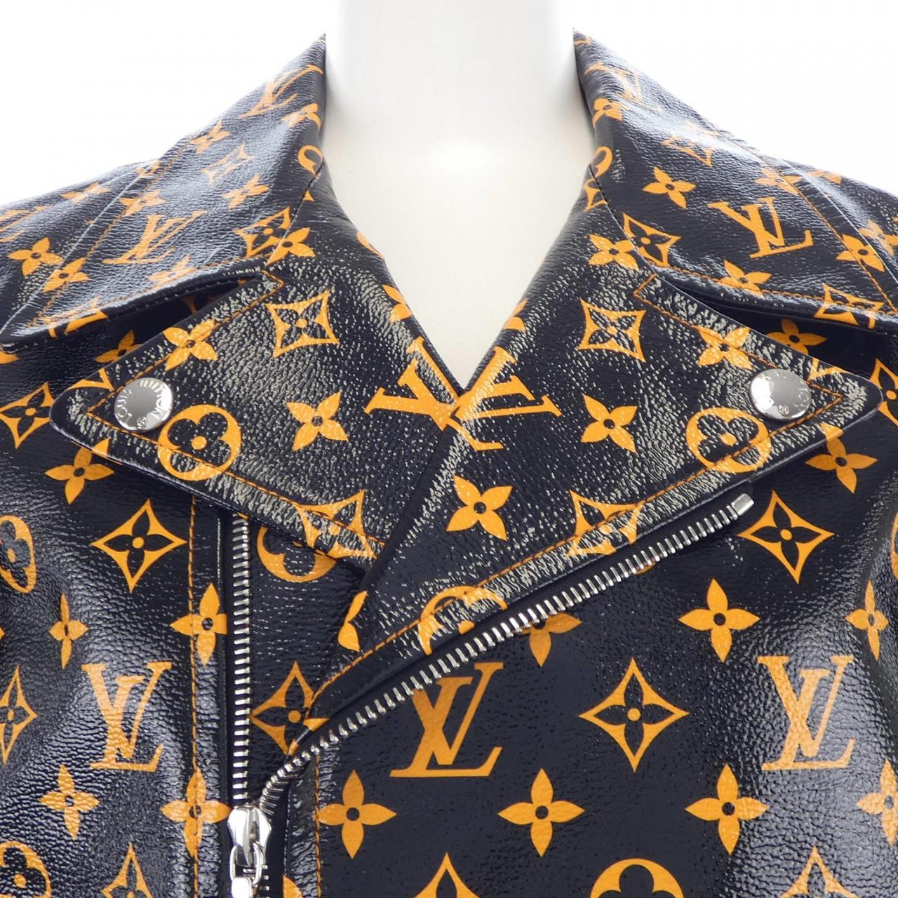 ルイヴィトン LOUIS VUITTON レザーライダースジャケット