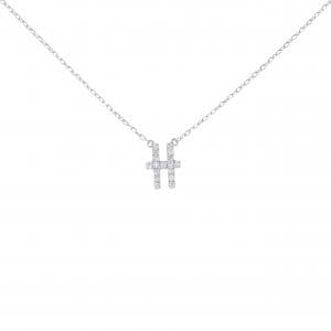 アーカー イニシャル ネックレス 0.07CT