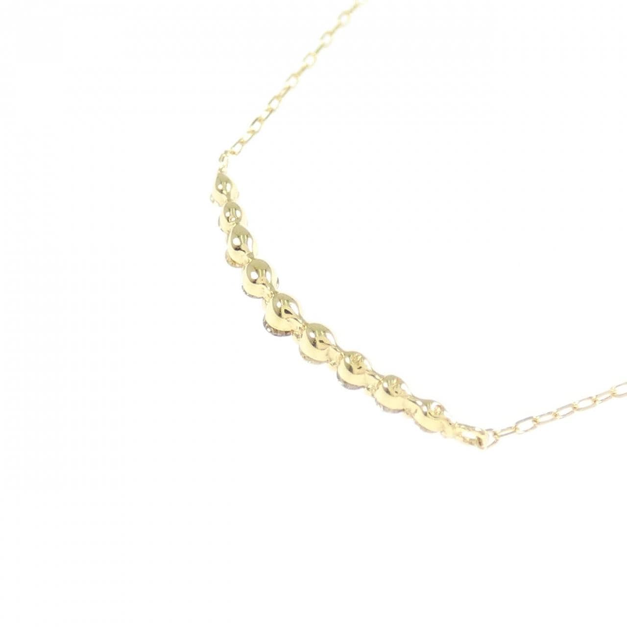 K18YG ダイヤモンド ネックレス 0.10CT