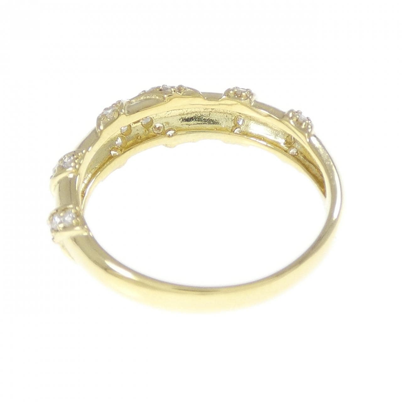 K18YG ダイヤモンド リング 0.25CT