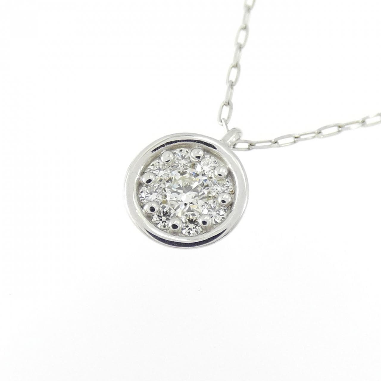 PT950/PT850 ダイヤモンド ネックレス 0.12CT