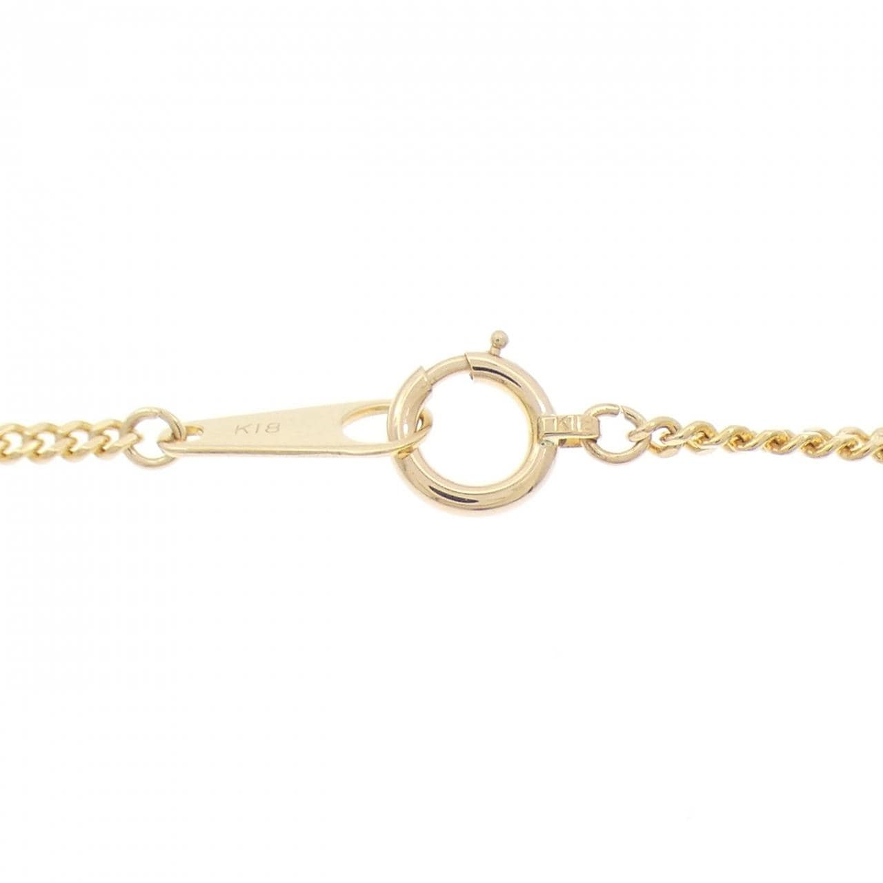 K18YG ハート ダイヤモンド ネックレス 0.27CT