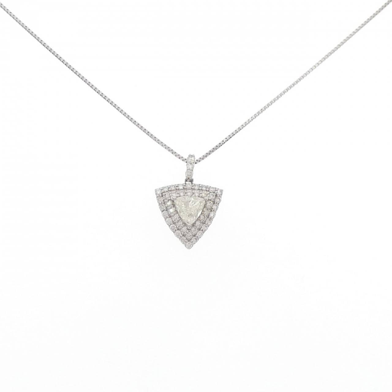 【新品】PT900/PT850 ダイヤモンド ネックレス 0.27CT