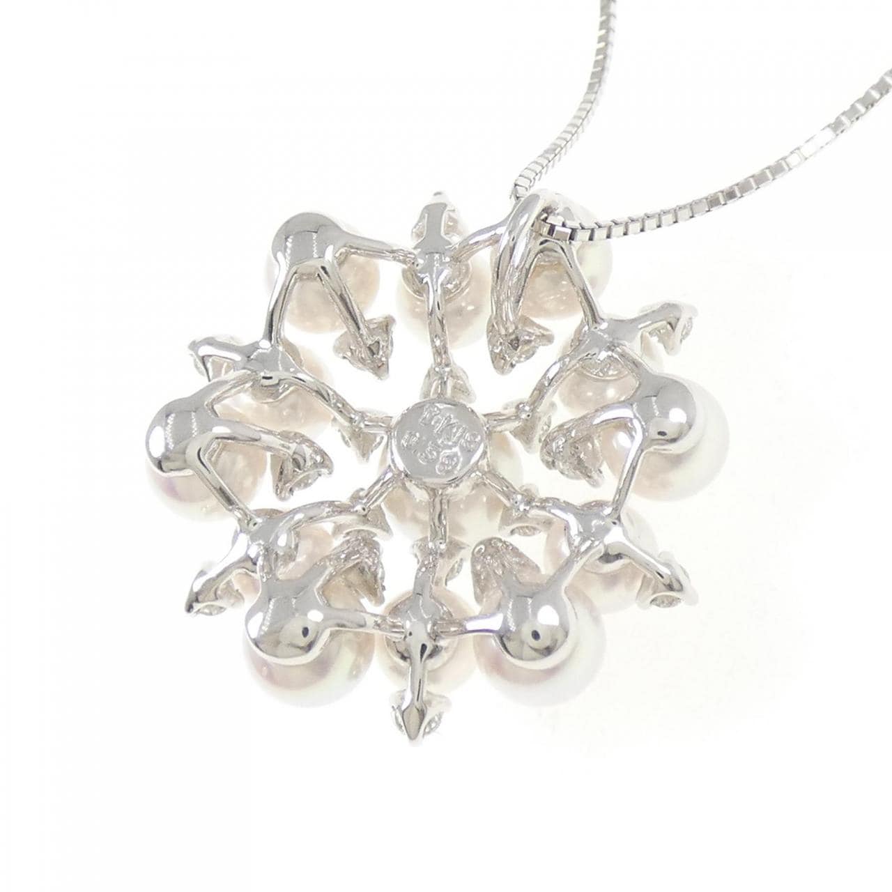 K18WG アコヤパール ネックレス