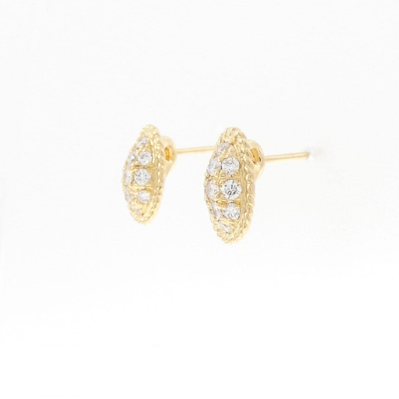 K18YG ダイヤモンド ピアス