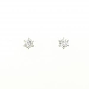 【リメイク】PT900/ST ダイヤモンド ピアス 0.241CT 0.253CT D-E VS1 VG