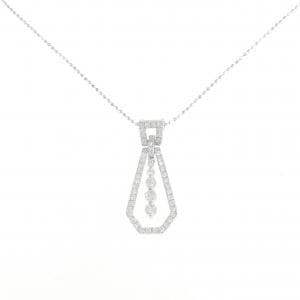 K18WG ダイヤモンド ネックレス 0.50CT