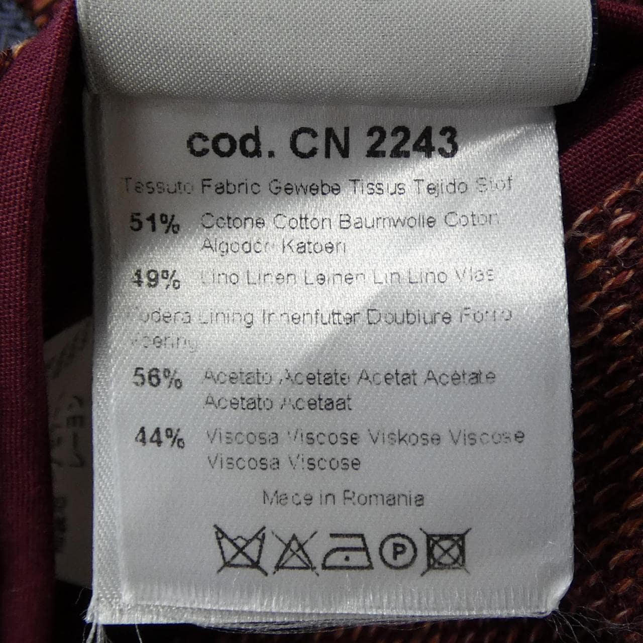 チルコロ 1901 CIRCOLO 1901 ACU224321 ジャケット