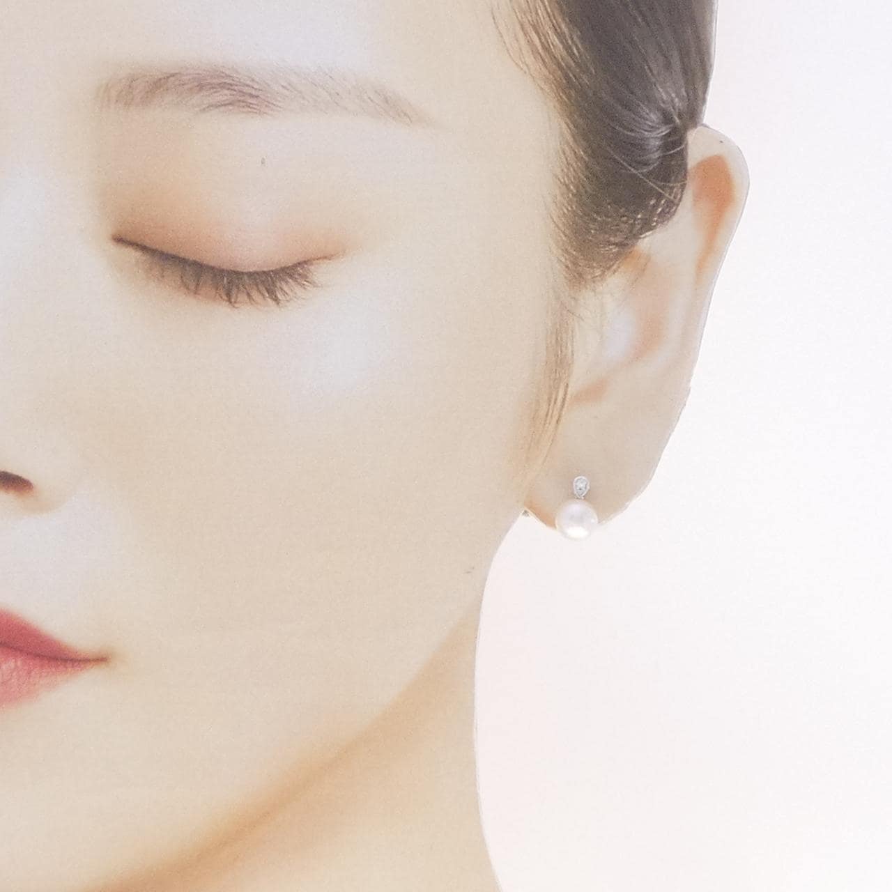 ミキモト アコヤパール ピアス 6.9mm