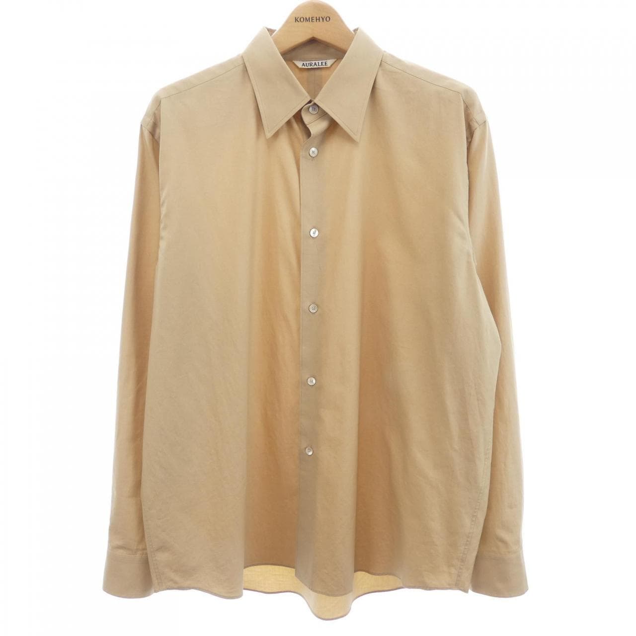 オーラリー AURALEE A24SS01TN S／Sシャツ