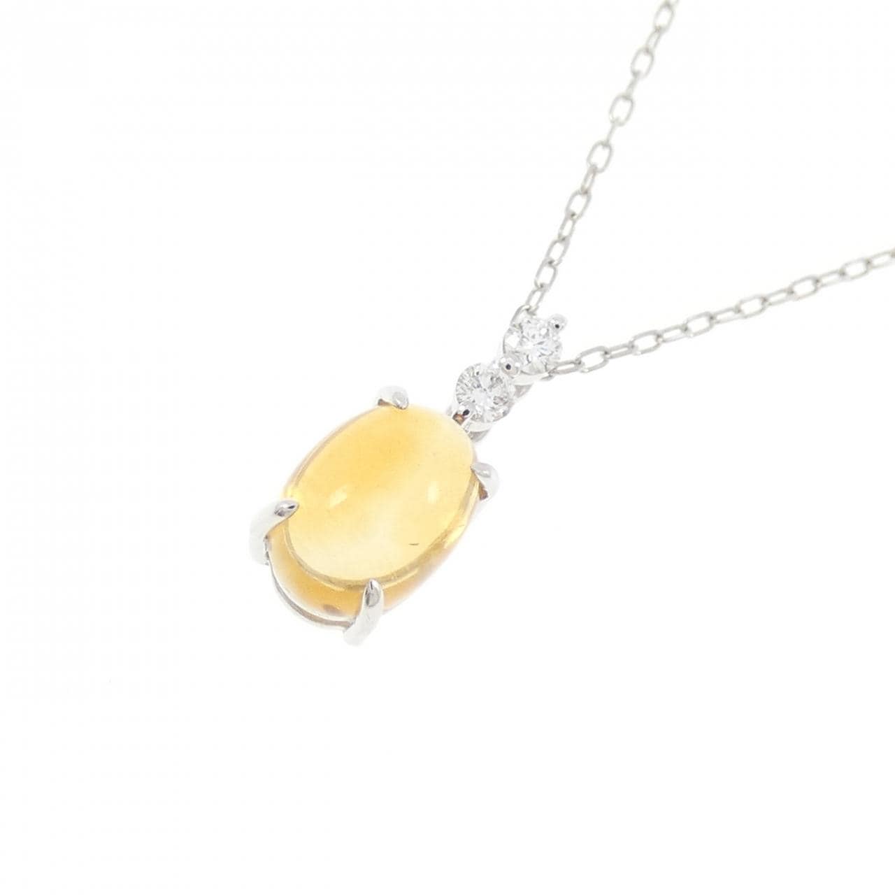 PT900/PT850 シトリン ネックレス 0.90CT