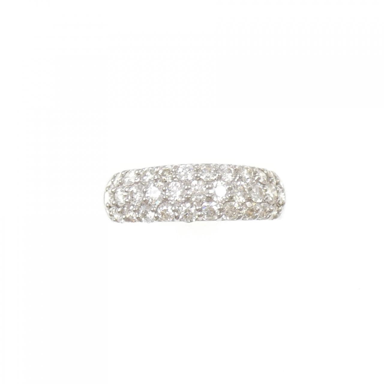 PT900 パヴェ ダイヤモンド リング 1.00CT