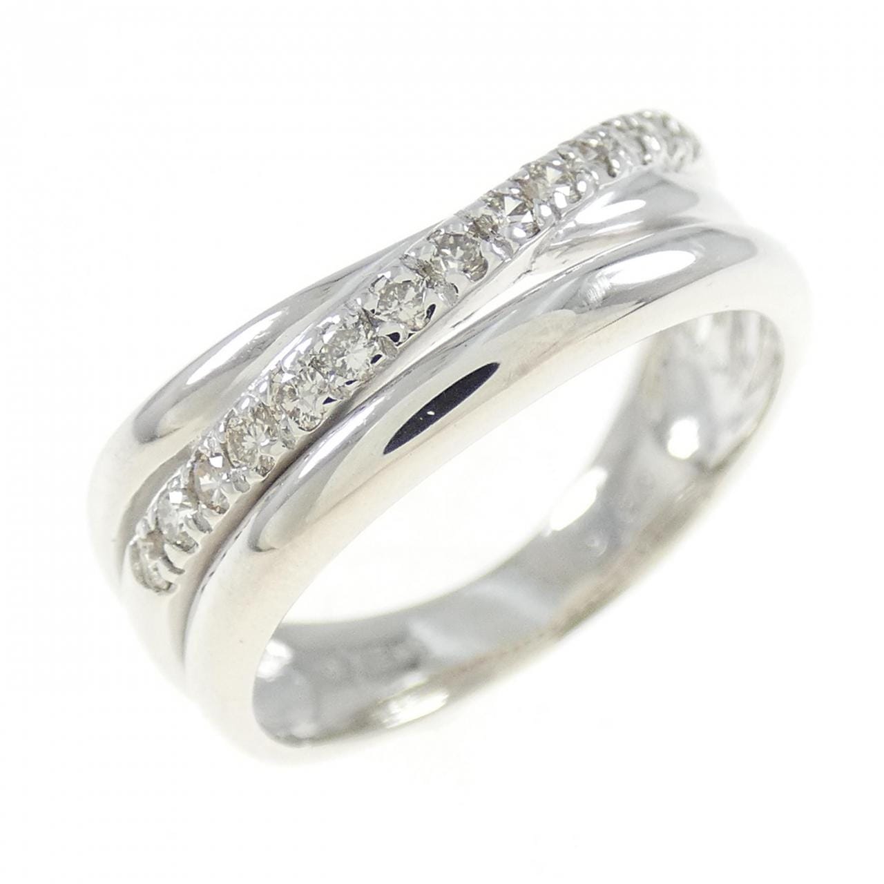 K18WG ダイヤモンド リング 0.20CT
