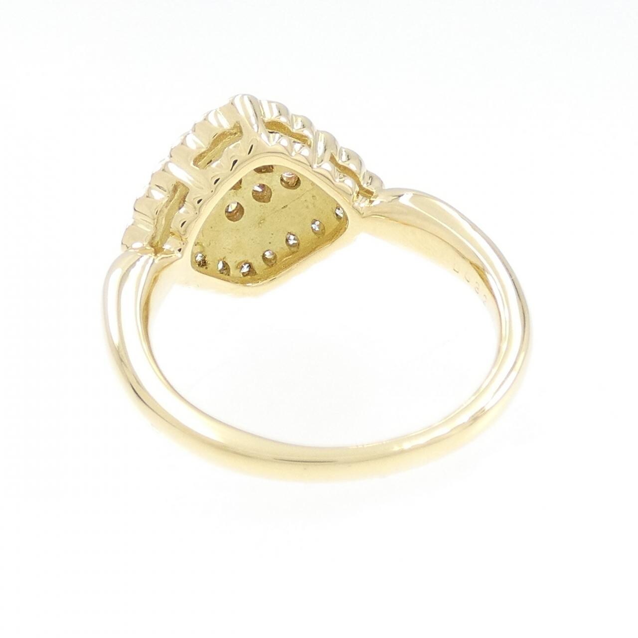 K18YG ピンクダイヤモンド リング 0.32CT